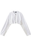 Different Material Docking Sweat Cardigan/異素材ドッキングスウェットカーディガン