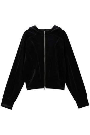 メゾンスペシャル/MAISON SPECIALのVelor Cardboard Hoodie/ベロアダンボールフーディ(110100/110105)