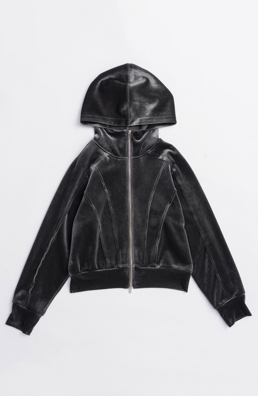 MAISON SPECIAL Velor Cardboard Hoodie/ベロアダンボールフーディ (GRY(グレー), FREE) メゾンスペシャル ELLE SHOP MAISON SPECIAL Velor Cardboard Hoodie/ベロアダンボールフーディ (GRY(グレー), FREE) メゾンスペシャル ELLE SHOP