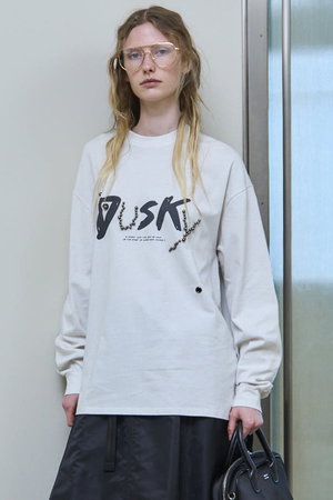 極美品　メゾンスペシャル　長袖　カットソー　ロゴ　ロングスリーブ　アイボリー MAISON SPECIAL｜メゾンスペシャルのロングスリーブ（カットソー