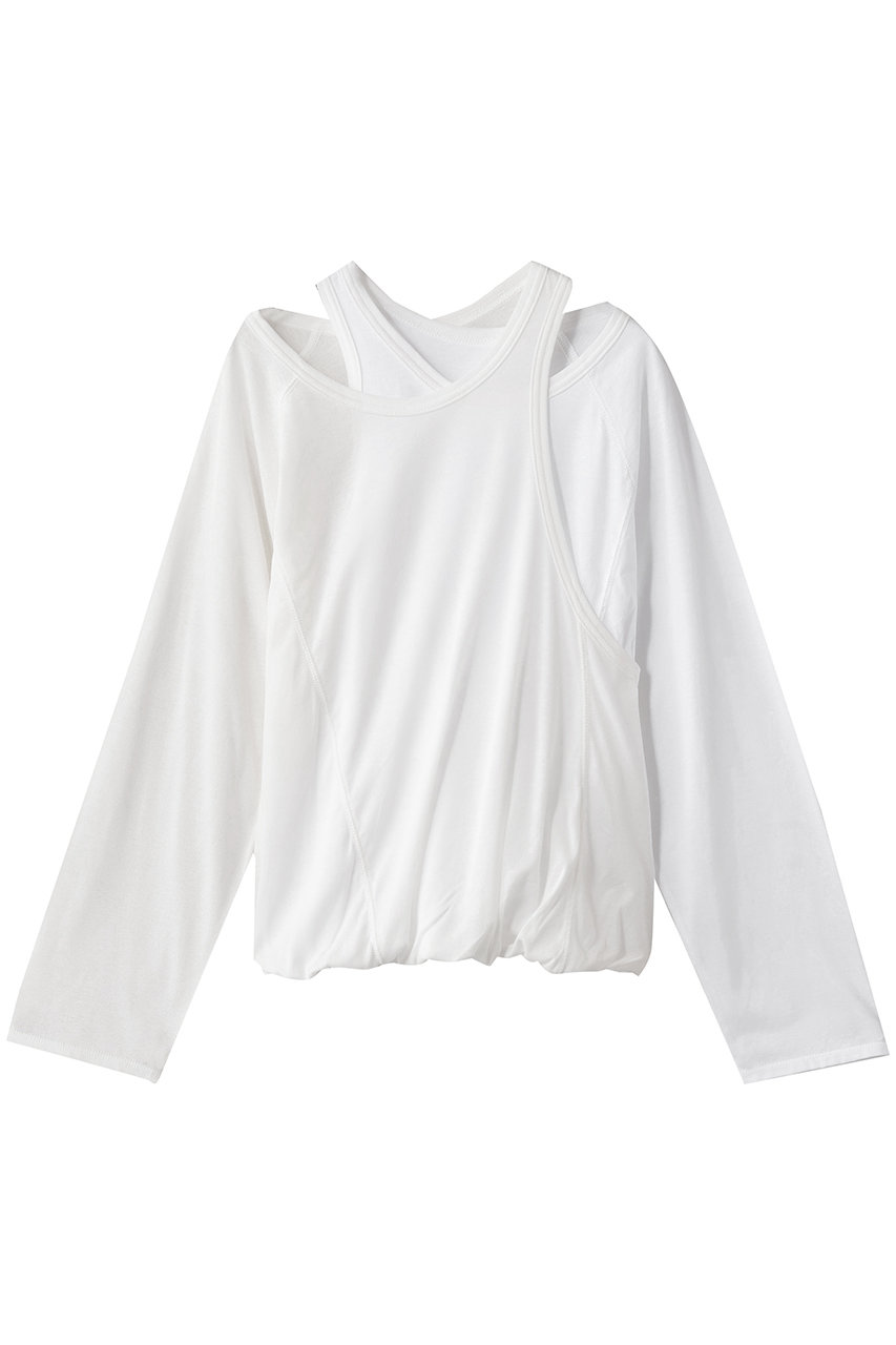 MAISON SPECIAL 2way Balloon Tops/2WAYバルーントップス (WHT(ホワイト), FREE) メゾンスペシャル ELLE SHOP MAISON SPECIAL 2way Balloon Tops/2WAYバルーントップス (WHT(ホワイト), FREE) メゾンスペシャル ELLE SHOP