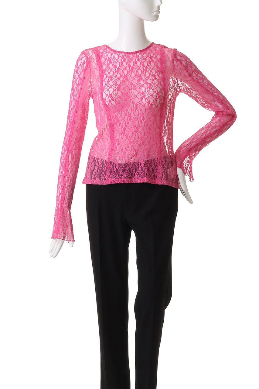 MAISON SPECIAL(メゾンスペシャル)｜Lace Tops/レーストップス/BLK