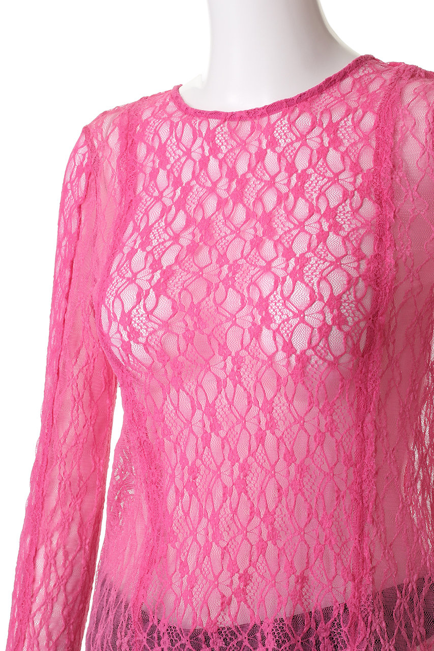 MAISON SPECIAL(メゾンスペシャル)｜Lace Tops/レーストップス/BLK