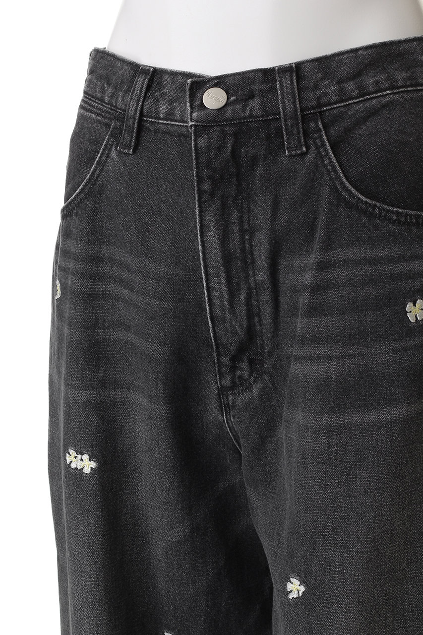 【花梅】MAISON SPECIAL メゾンスペシャル デニムパンツ 黒 MAISON SPECIAL(メゾンスペシャル)｜【Wrangler×MAISON SPECIAL