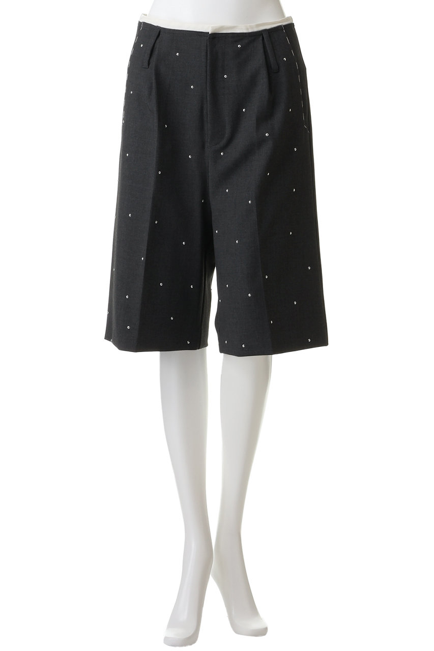 MAISON SPECIAL(メゾンスペシャル)｜Studs Worsted Shorts/スタッズ