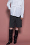Studs Worsted Shorts/スタッズウーステッドハーフパンツ メゾンスペシャル/MAISON SPECIAL