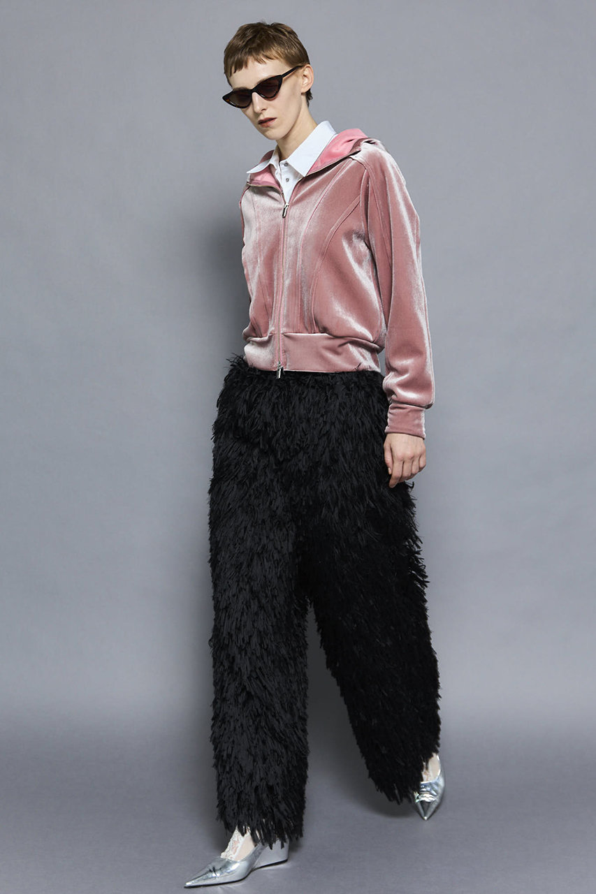 Maison Special Feather Pants 25aw 新作 MAISON SPECIAL(メゾンスペシャル)｜Feather Pants/フェザーパンツ/BLK
