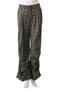 With Chain Belt Draped Hem Slacks/チェーンベルト付きドレープヘムスラックス メゾンスペシャル/MAISON SPECIAL