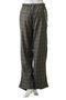 With Chain Belt Draped Hem Slacks/チェーンベルト付きドレープヘムスラックス メゾンスペシャル/MAISON SPECIAL
