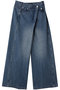 2way Asymmetry Tuck Denim/2WAYアシメタックデニム メゾンスペシャル/MAISON SPECIAL BLU(ブルー)