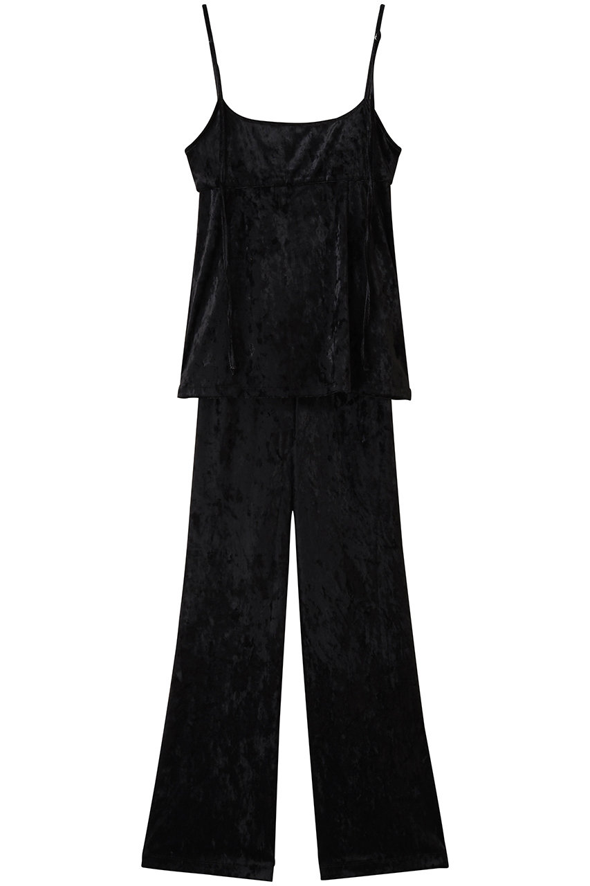 MAISON SPECIAL Multiway Layered Velour Pants/マルチウェイレイヤードベロアパンツ (BLK(ブラック), 38) メゾンスペシャル ELLE SHOP MAISON SPECIAL Multiway Layered Velour Pants/マルチウェイレイヤードベロアパンツ (BLK(ブラック), 38) メゾンスペシャル ELLE SHOP