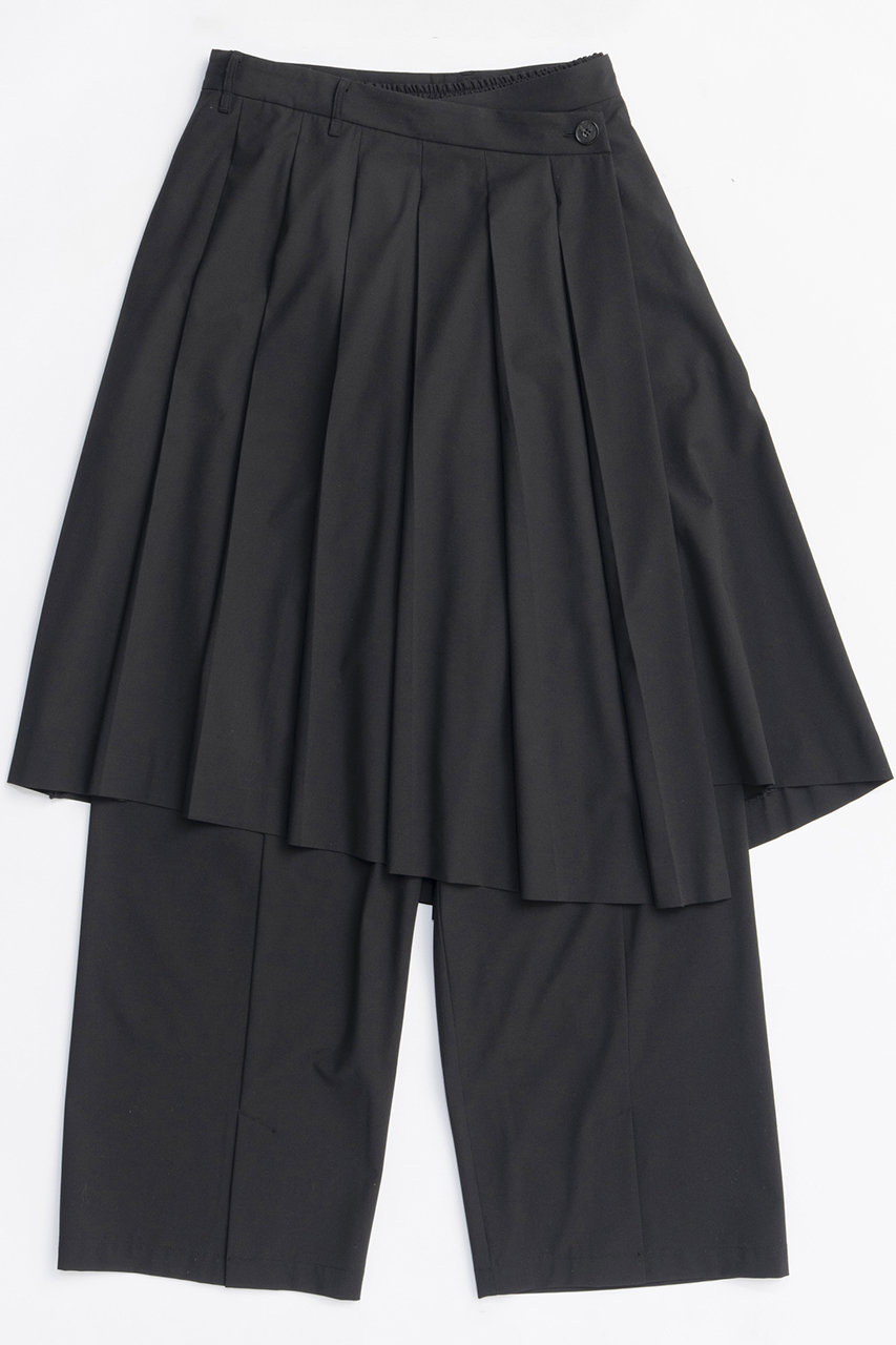 MAISON SPECIAL Multiway Layered Pleated Skirt Pants/マルチウェイレイヤードプリーツスカートパンツ (BLK(ブラック), 38) メゾンスペシャル ELLE SHOP MAISON SPECIAL Multiway Layered Pleated Skirt Pants/マルチウェイレイヤードプリーツスカートパンツ (BLK(ブラック), 38) メゾンスペシャル ELLE SHOP