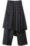 Multiway Layered Pleated Skirt Pants/マルチウェイレイヤードプリーツスカートパンツ メゾンスペシャル/MAISON SPECIAL GRY(グレー)