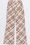 Multiway Layered Plaid Velour Pants/マルチウェイレイヤードチェックベロアパンツ メゾンスペシャル/MAISON SPECIAL