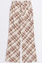 Multiway Layered Plaid Velour Pants/マルチウェイレイヤードチェックベロアパンツ メゾンスペシャル/MAISON SPECIAL