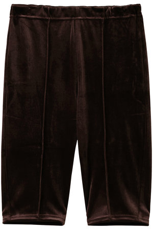美品　FranCisT_MOR.K.S. レザー切替　サルエルショートパンツ 美品 FranCisT_MOR.K.S. レザー切替 サルエルショートパンツ