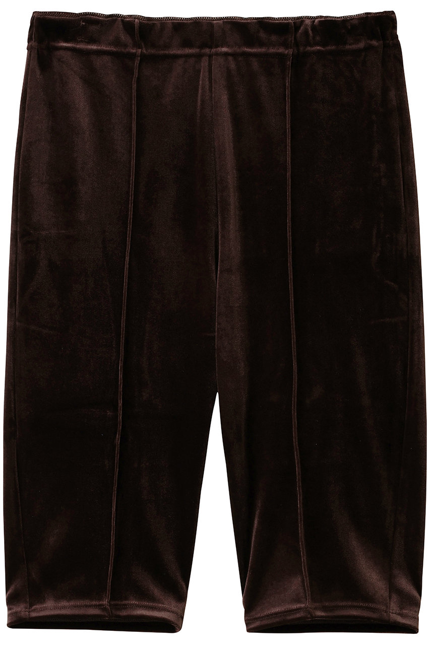 メゾンスペシャル/MAISON SPECIALのVelour Cycling Pants/ベロアサイクルパンツ(BRN(ブラウン)/21252465216)