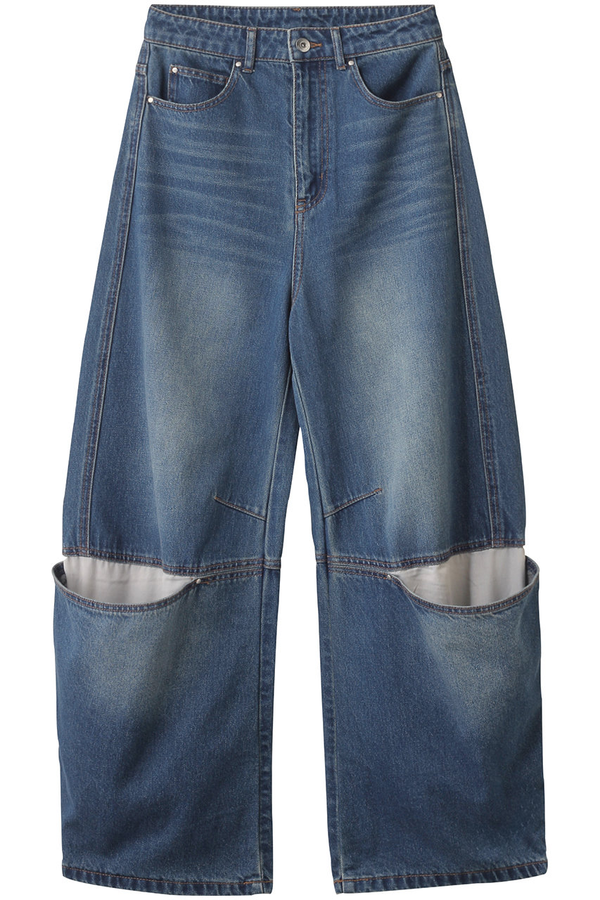 MAISON SPECIAL Cover Leg Denim Pants/カバーレッグデニムパンツ (BLU(ブルー), 36) メゾンスペシャル ELLE SHOP MAISON SPECIAL Cover Leg Denim Pants/カバーレッグデニムパンツ (BLU(ブルー), 36) メゾンスペシャル ELLE SHOP
