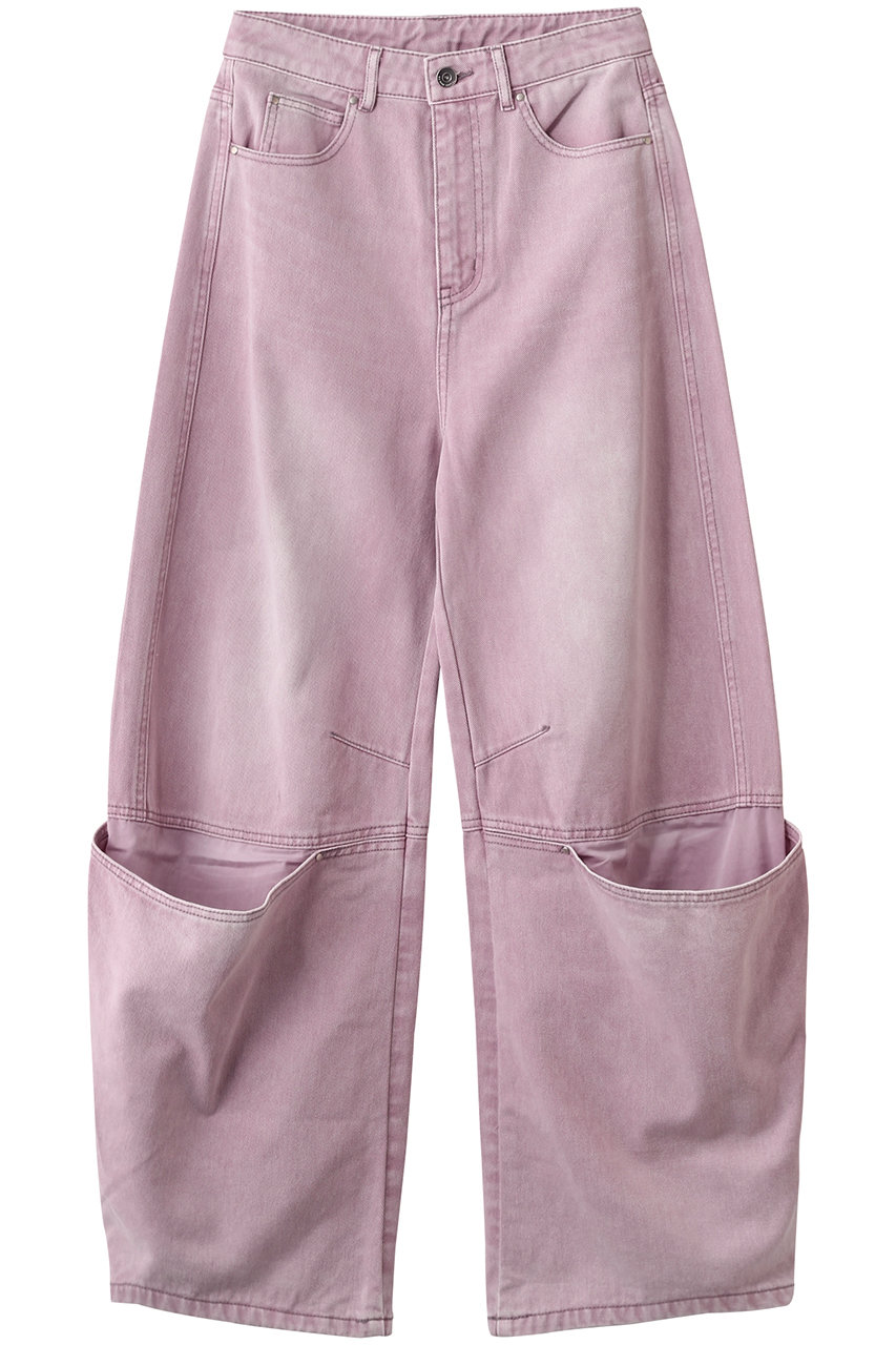 MAISON SPECIAL Cover Leg Denim Pants/カバーレッグデニムパンツ (PNK(ピンク), 38) メゾンスペシャル ELLE SHOP MAISON SPECIAL Cover Leg Denim Pants/カバーレッグデニムパンツ (PNK(ピンク), 38) メゾンスペシャル ELLE SHOP