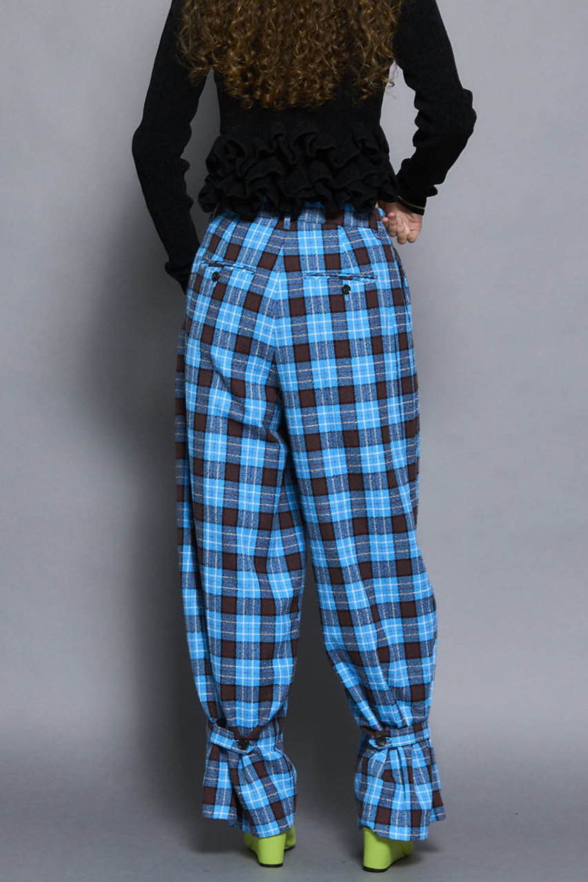 MAISON SPECIAL ループチェック2タックパンツ MAISON SPECIAL(メゾンスペシャル)｜Loop Yarn Plaid Two-tuck Pants
