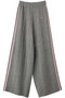 Openwork Knitting Track Pants/透かし編みニットトラックパンツ メゾンスペシャル/MAISON SPECIAL GRY(グレー)