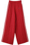 Openwork Knitting Track Pants/透かし編みニットトラックパンツ メゾンスペシャル/MAISON SPECIAL RED(レッド)