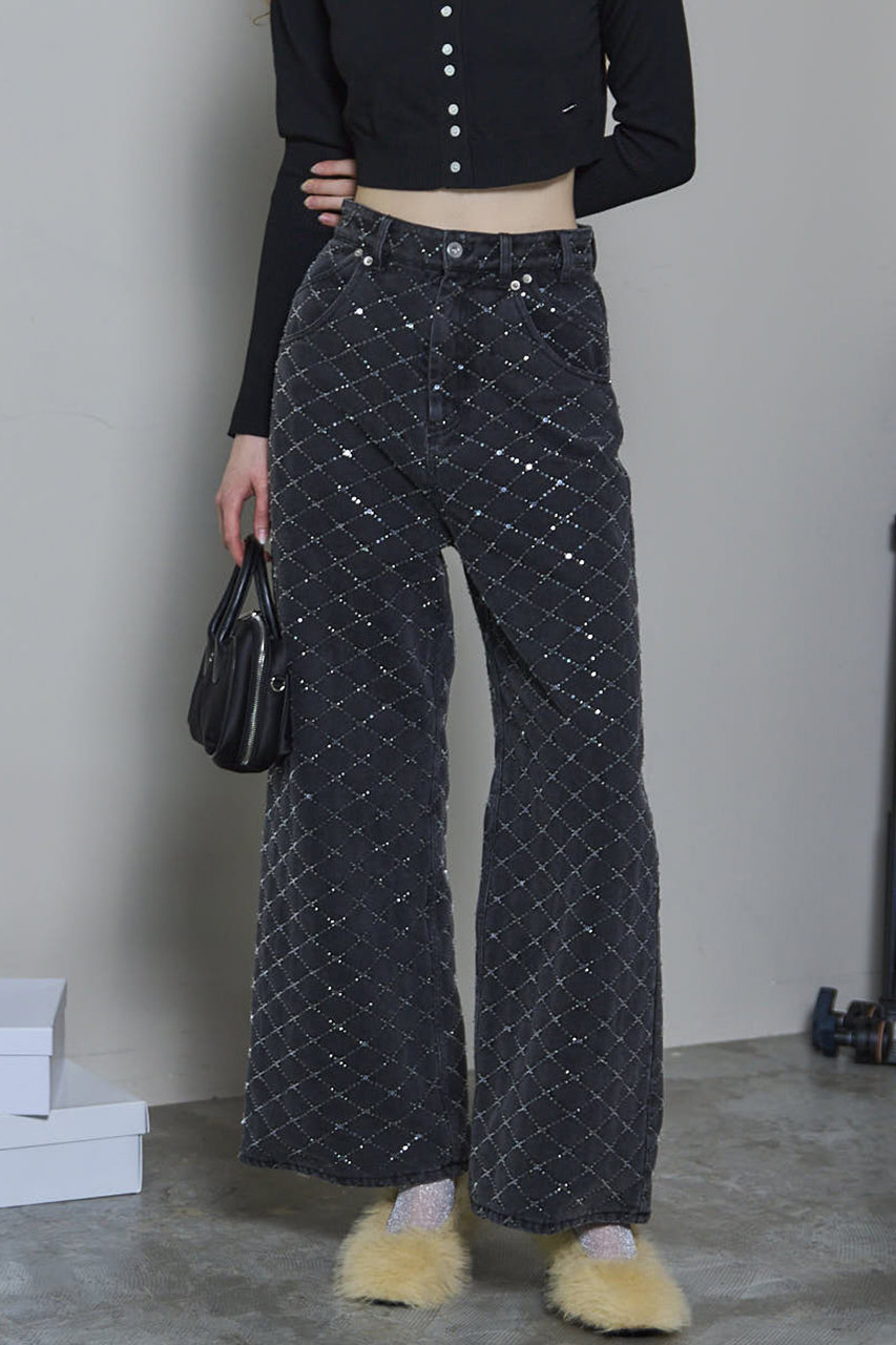 MAISON SPECIAL(メゾンスペシャル)｜Diamond Beads Embroidery Denim