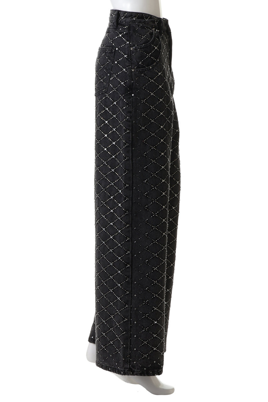 【新品タグ付き】メゾンスペシャル　Diamond Denim Pants MAISON SPECIAL(メゾンスペシャル)｜Diamond Beads Embroidery Denim