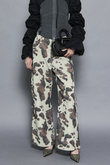 MAISON SPECIAL(メゾンスペシャル)｜faux Leather Cow Printed Pants