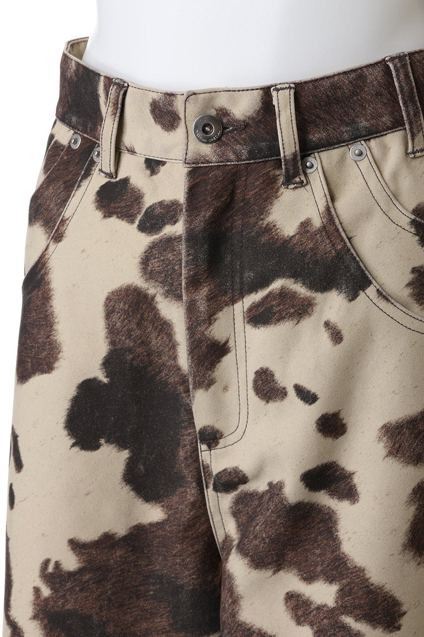 MAISON SPECIAL(メゾンスペシャル)｜faux Leather Cow Printed Pants