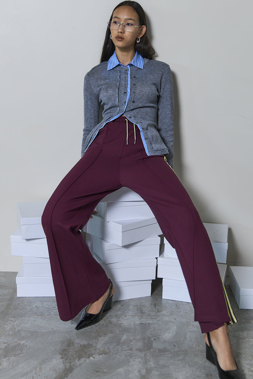 MAISON SPECIAL(メゾンスペシャル)｜Zipper Side Line Easy Pants