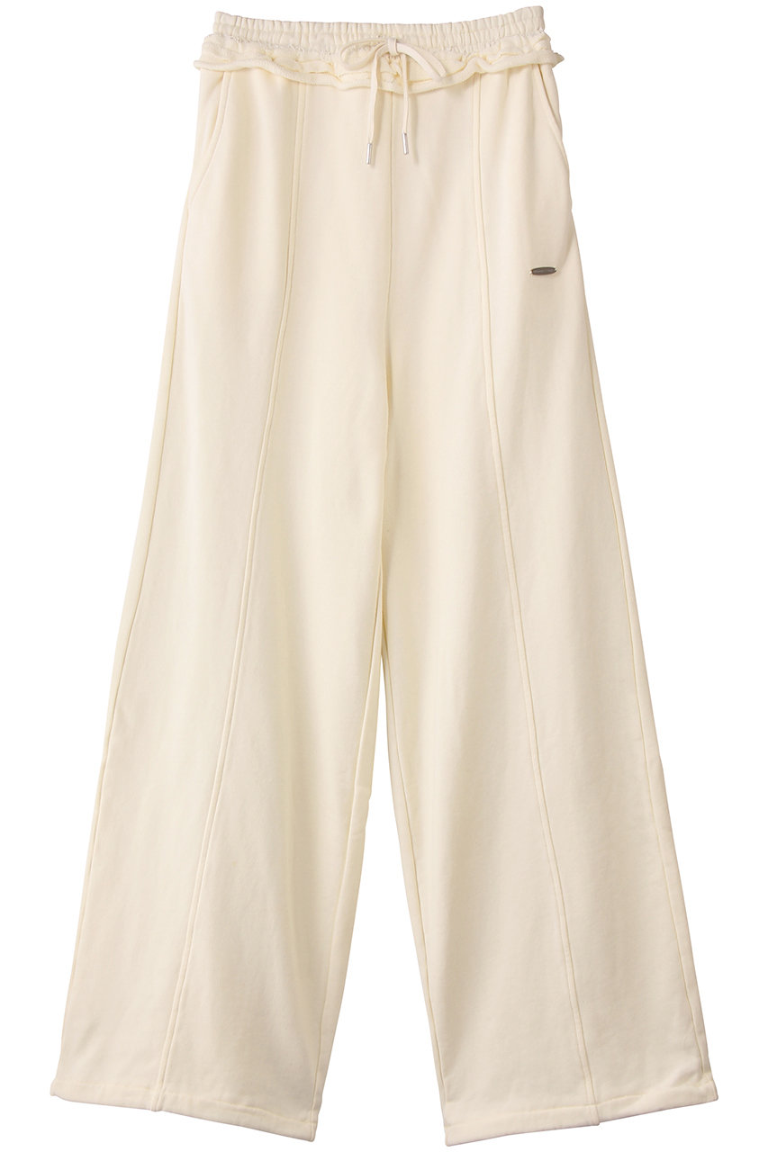 MAISON SPECIAL Outseam Easy Sweatpants/アウトシームイージースウェットパンツ (O.WHT(オフホワイト), 38) メゾンスペシャル ELLE SHOP
