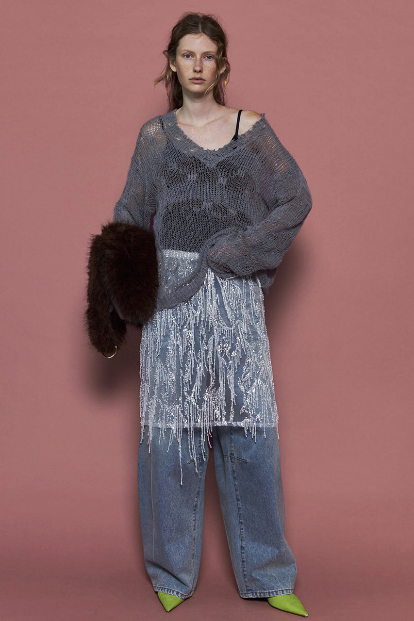 MAISON SPECIAL(メゾンスペシャル)｜Cocoon Curve Denim Pants