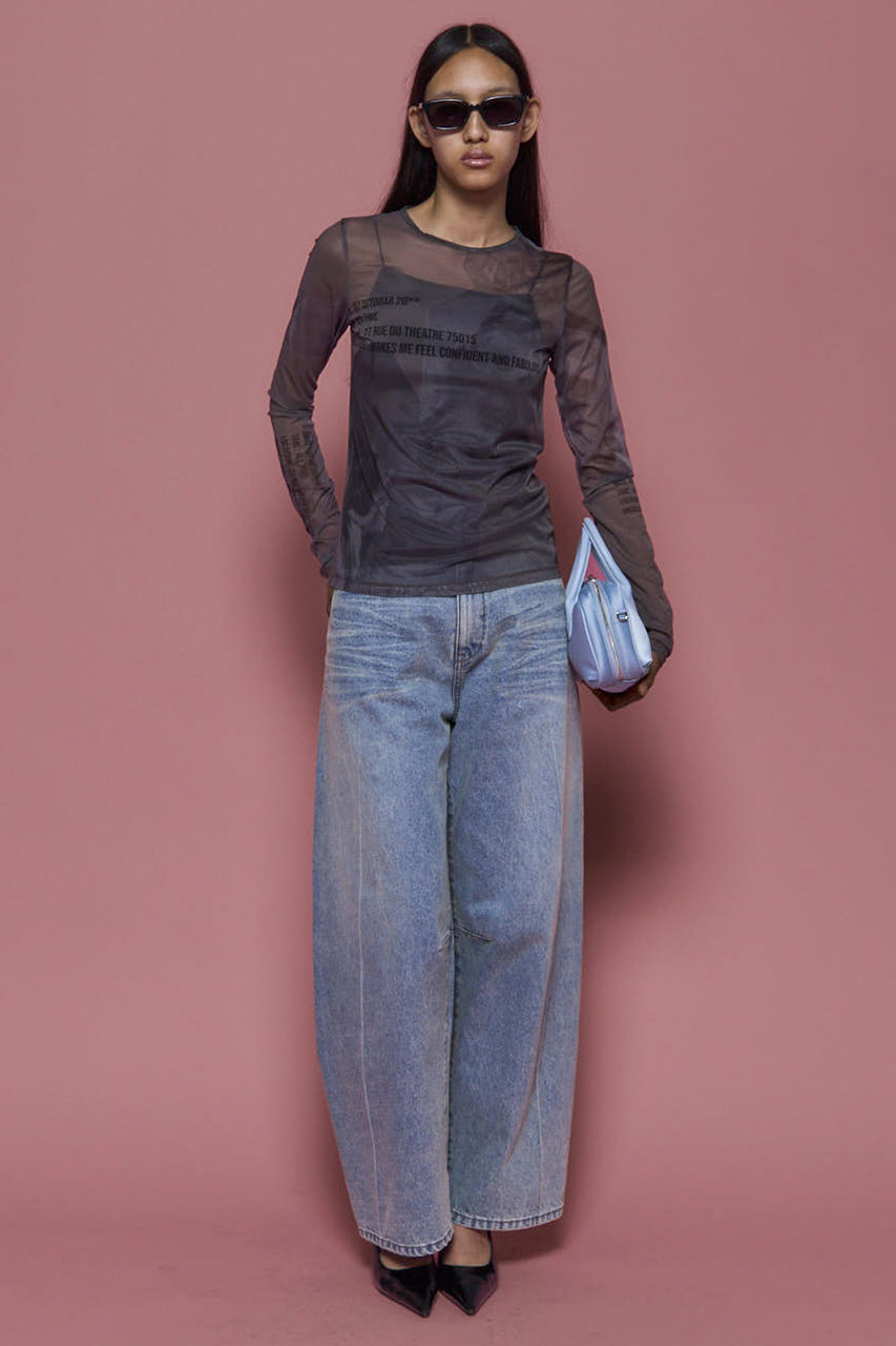 MAISON SPECIAL(メゾンスペシャル)｜Cocoon Curve Denim Pants