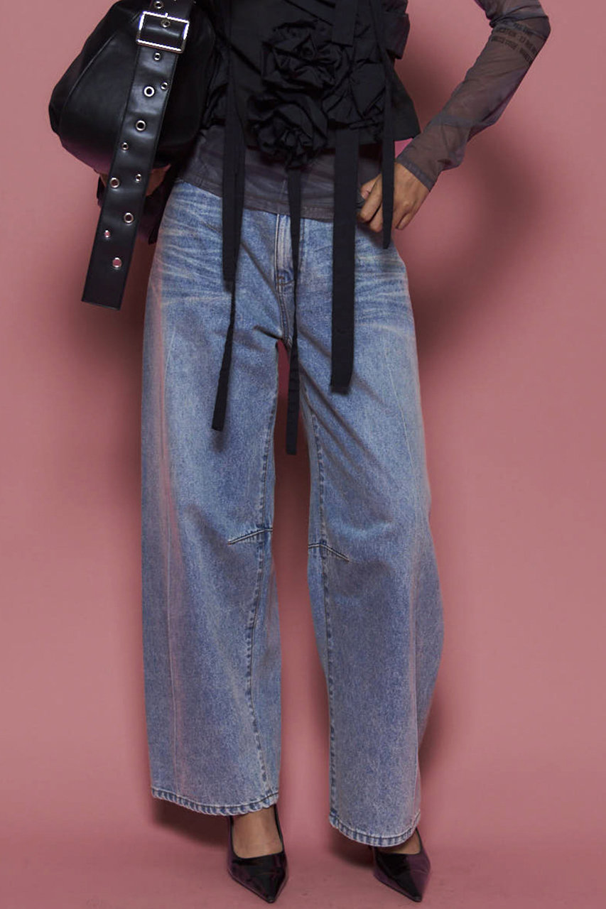 MAISON SPECIAL(メゾンスペシャル)｜Cocoon Curve Denim Pants