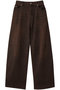 Cocoon Curve Denim Pants/コクーンカーブデニム メゾンスペシャル/MAISON SPECIAL BRN(ブラウン)