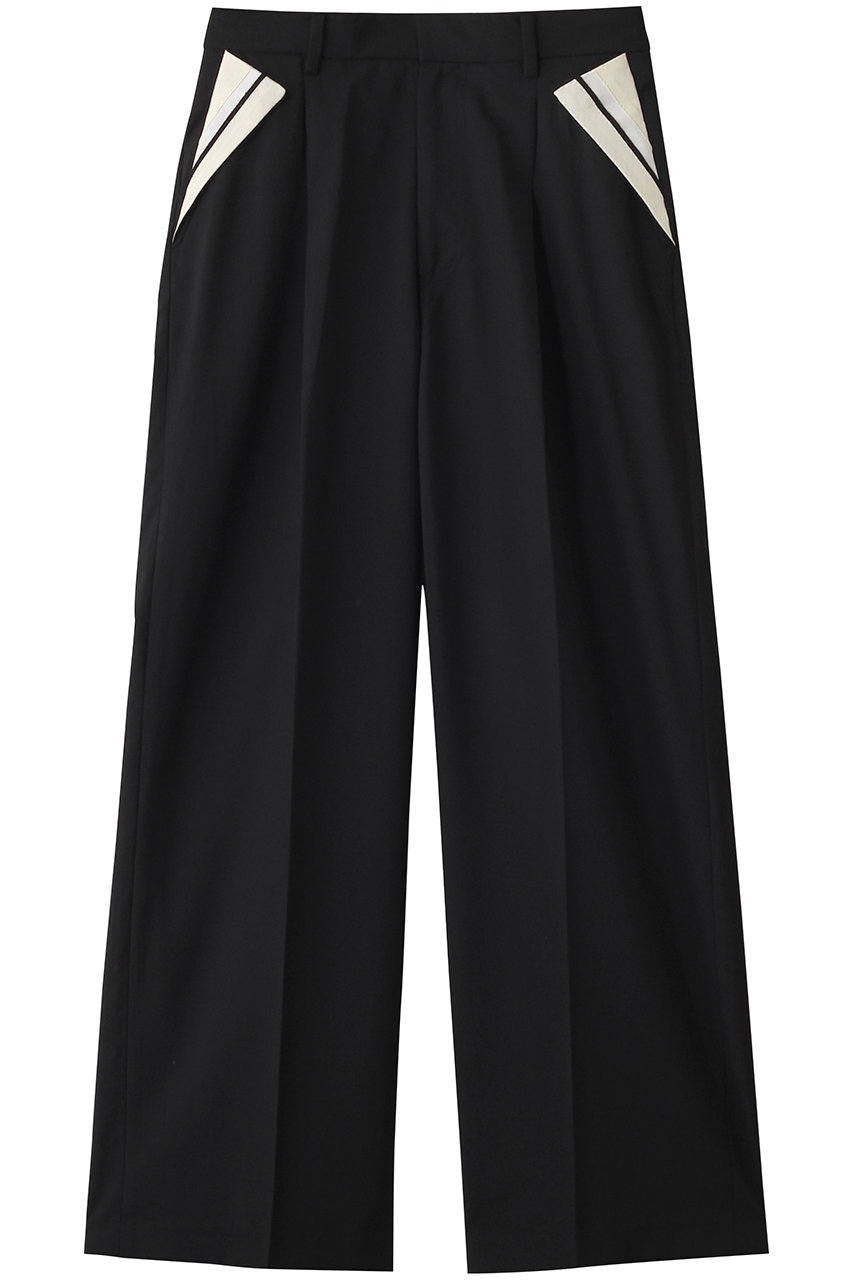 MAISON SPECIAL Center Crease Straight Pants/センタープレスストレートパンツ (BLK(ブラック), 38) メゾンスペシャル ELLE SHOP MAISON SPECIAL Center Crease Straight Pants/センタープレスストレートパンツ (BLK(ブラック), 38) メゾンスペシャル ELLE SHOP