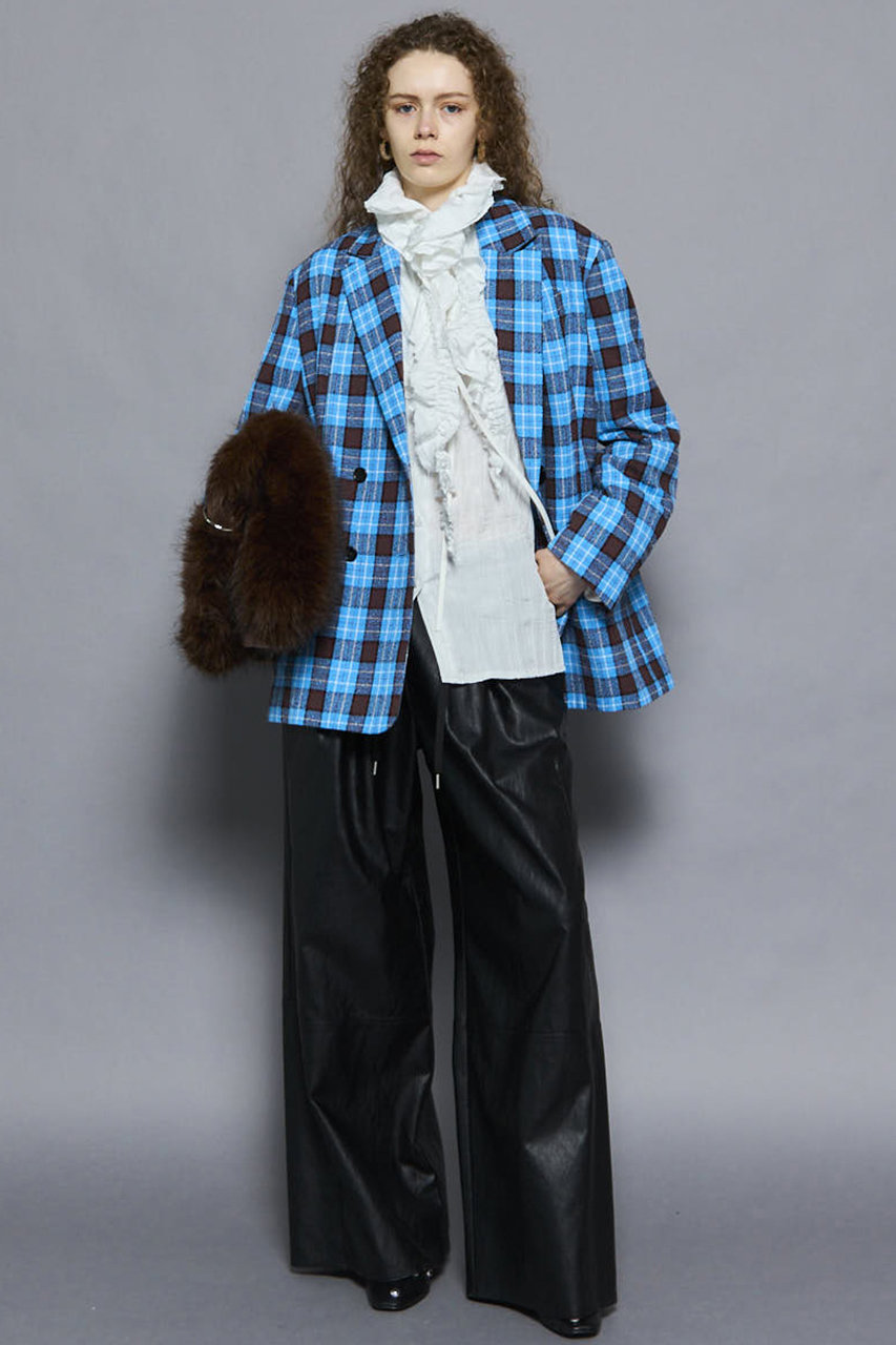 MAISON SPECIAL(メゾンスペシャル)｜Volume Wide faux Leather Pants