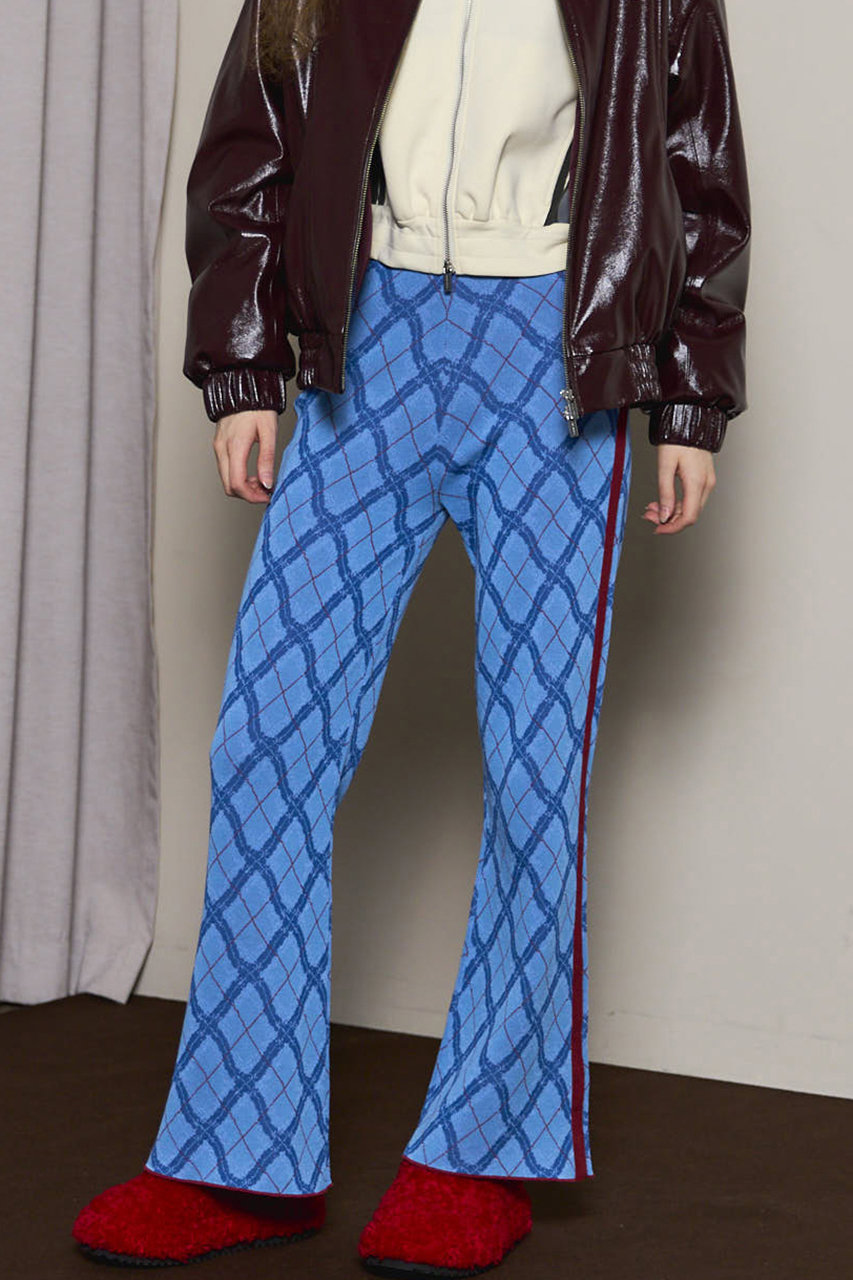 MAISON SPECIAL(メゾンスペシャル)|Plaid Straight Knit Pants MAISON SPECIAL(メゾンスペシャル)|Plaid Straight Knit Pants