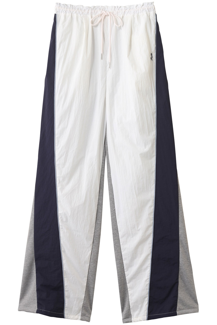 MAISON SPECIAL Nylon Docking Jersey Pants/ナイロンドッキングジャージパンツ (IVR(アイボリー), 38) メゾンスペシャル ELLE SHOP MAISON SPECIAL Nylon Docking Jersey Pants/ナイロンドッキングジャージパンツ (IVR(アイボリー), 38) メゾンスペシャル ELLE SHOP