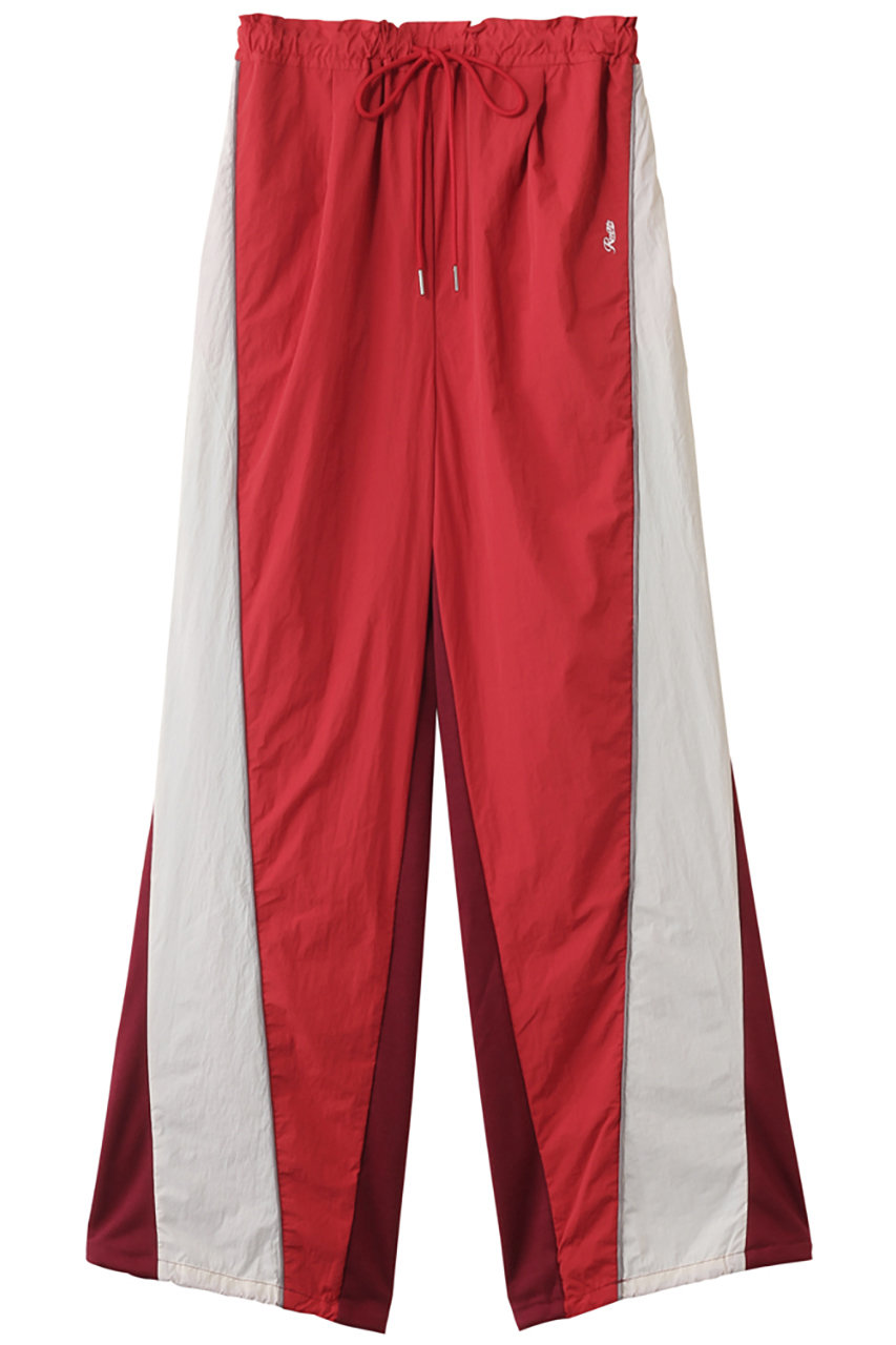 MAISON SPECIAL Nylon Docking Jersey Pants/ナイロンドッキングジャージパンツ (RED(レッド), 38) メゾンスペシャル ELLE SHOP MAISON SPECIAL Nylon Docking Jersey Pants/ナイロンドッキングジャージパンツ (RED(レッド), 38) メゾンスペシャル ELLE SHOP