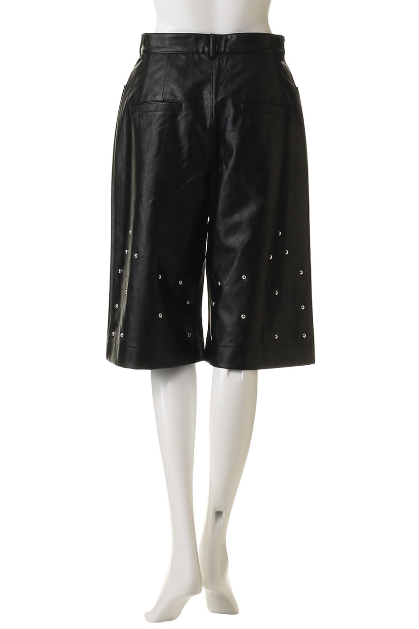 MAISON SPECIAL(メゾンスペシャル)｜Studs Leather Shorts/スタッズ