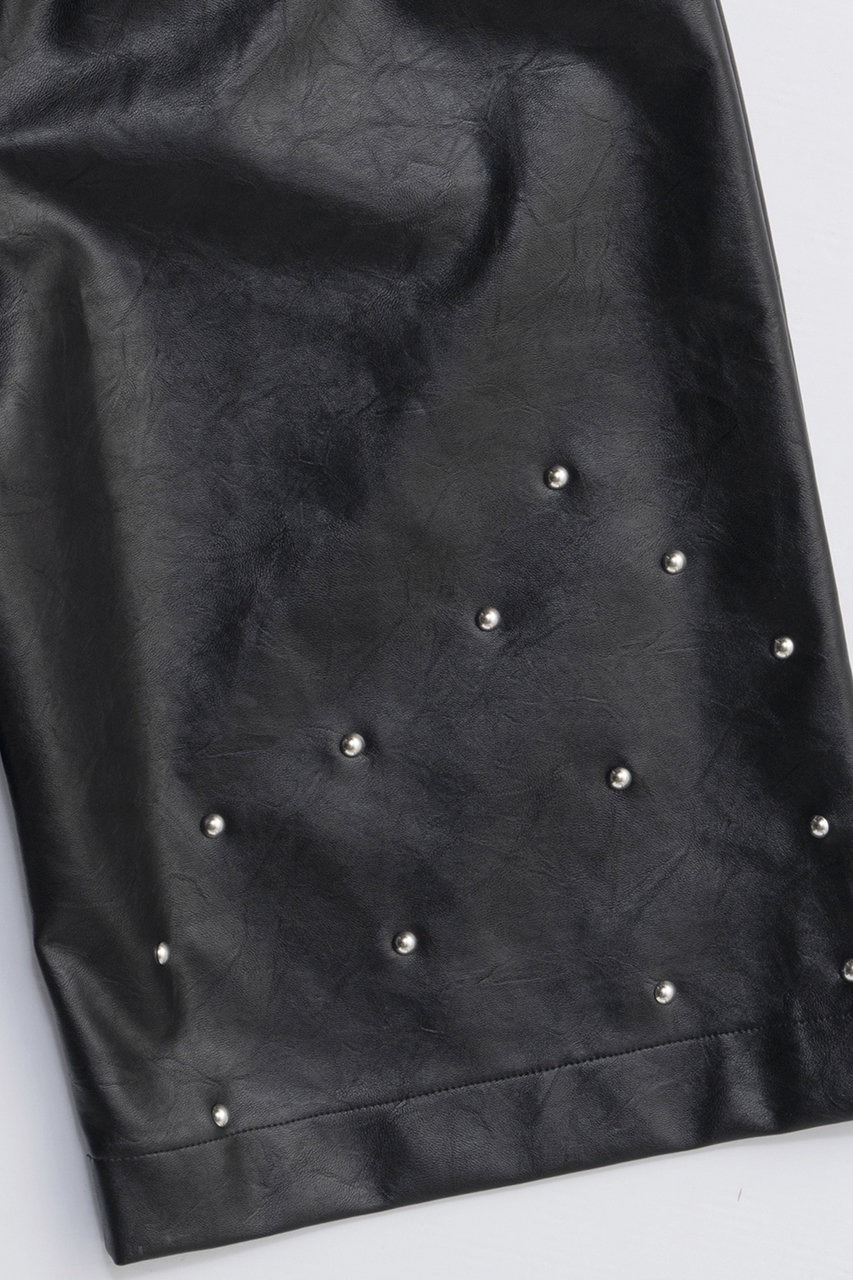 MAISON SPECIAL(メゾンスペシャル)｜Studs Leather Shorts/スタッズ