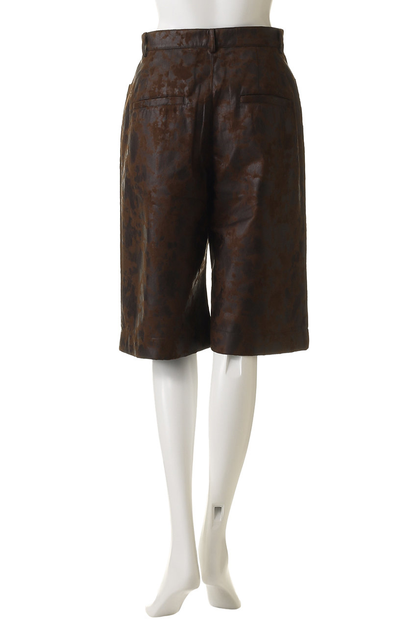 MAISON SPECIAL(メゾンスペシャル)｜Cow Pattern Leather Shorts