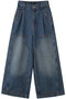 High Waist Denim Work Pants/ハイウエストデニムワークパンツ メゾンスペシャル/MAISON SPECIAL BLU(ブルー)