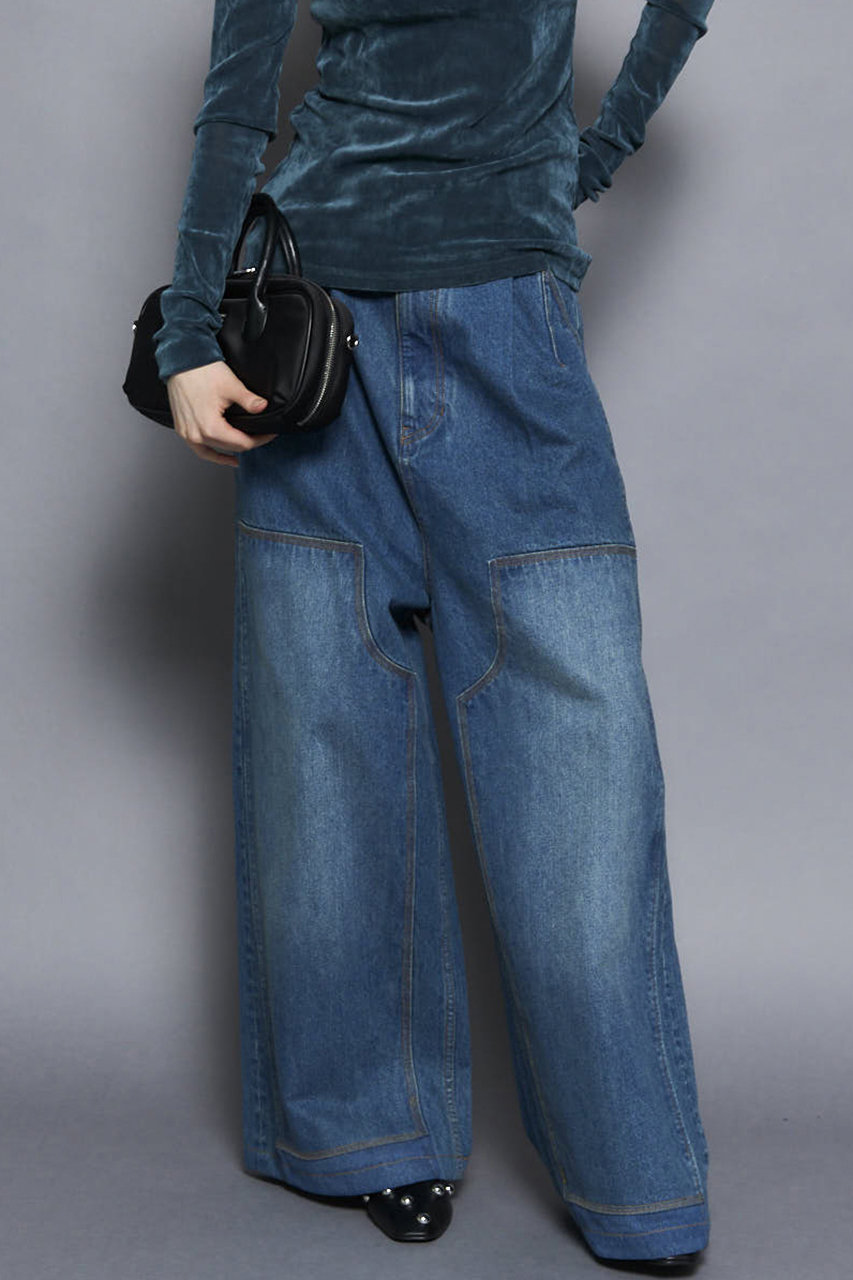 MAISON SPECIAL(メゾンスペシャル)｜High Waist Denim Work Pants/ハイ