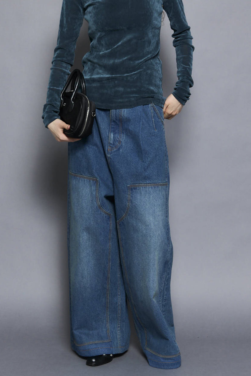 MAISON SPECIAL(メゾンスペシャル)｜High Waist Denim Work Pants/ハイ