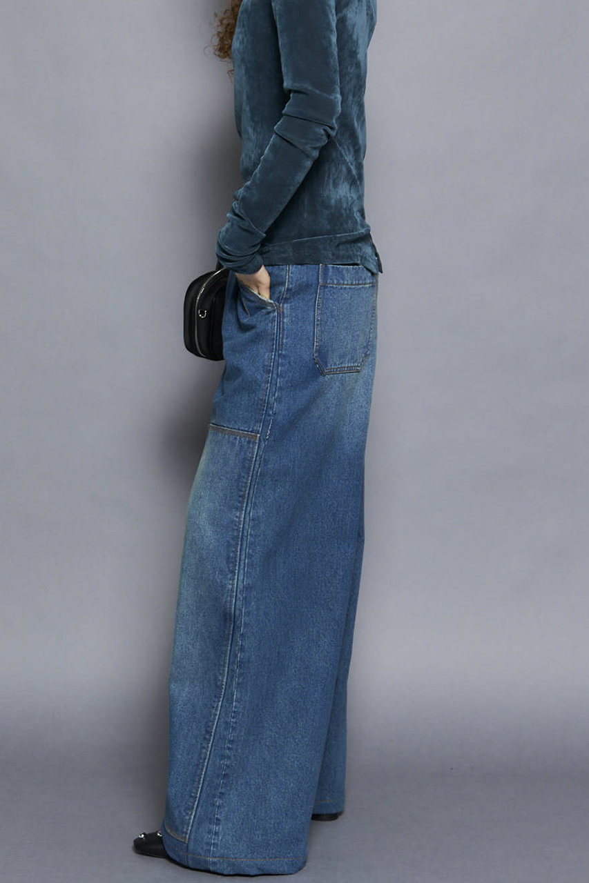 MAISON SPECIAL(メゾンスペシャル)｜High Waist Denim Work Pants/ハイ