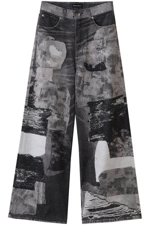 メゾンスペシャル/MAISON SPECIALのPatchwork Printed Denim Pants/パッチワークプリントデニム(110600/110604)
