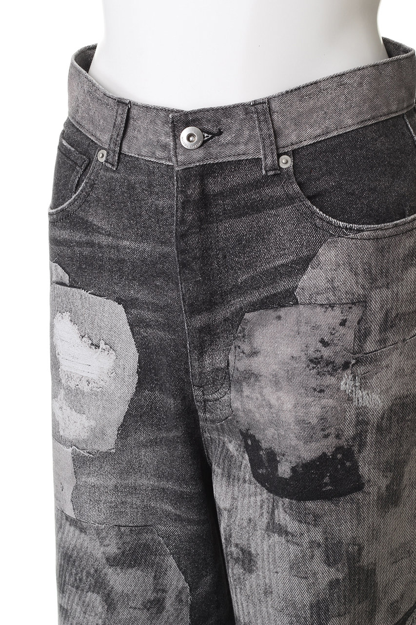 MAISON SPECIAL(メゾンスペシャル)｜Patchwork Printed Denim Pants